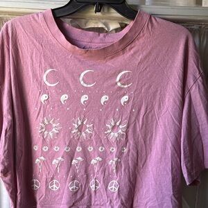 2 for $15 crop top / fits big